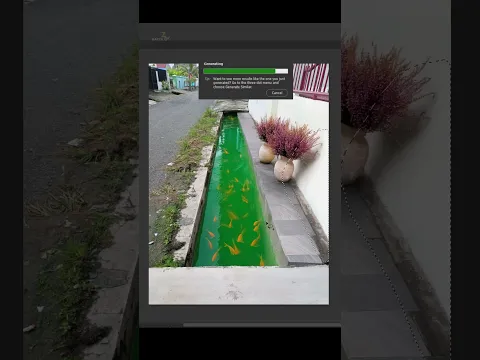 Goldfish in Residents' Drains, Generative Fill Photoshop
