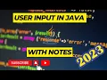 Getting User Input in Java language 2023