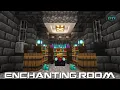 Minecraft Enchanting Room Design - TUTORIAL