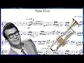 Dave Brubeck - Take Five Trumpet Sheet Music With Play Along