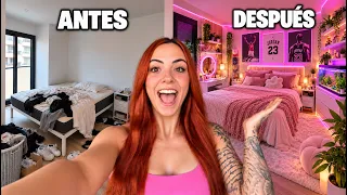 TRANSFORMÉ la HABITACIÓN de mis SUEÑOS✨ *Room Tour*