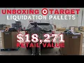 Unboxing 2 Target Apparel Mystery Liquidation Pallets to Sell on Ebay Total Retail Value Breakdown