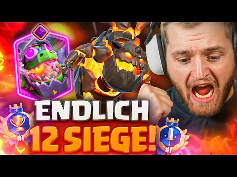 Video Thumbnail: 🔥🏆OFFSTREAM mit PLATZ 1 der WELT die 12 SIEGE GESCHAFFT in CLASH ROYALE! - F2Pass Account