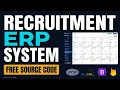 Complete Recruitment ERP System in PHP MySQL Full Project with FREE Source Code