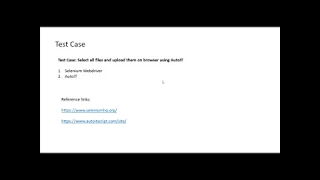 Selenium Select Upload All Files using AutoIt