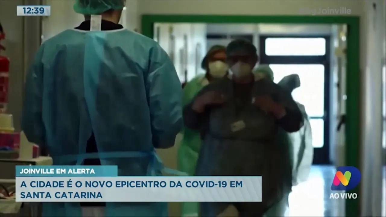 Joinville é o novo epicentro da Covid-19 em SC