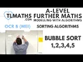 OCR MEI MwA C Sorting Algorithms 07 Bubble Sort 1 2 3 4 5