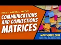 Communications and connections Matrices General Maths Units 1 and 2 MaffsGuru com