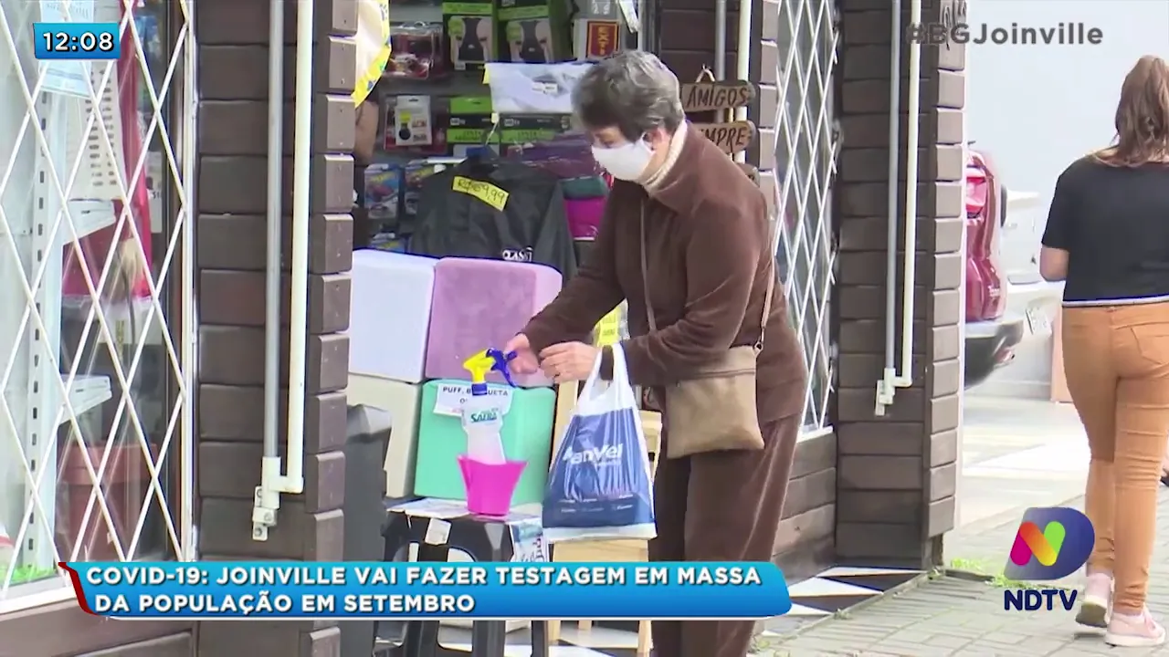 COVID-19: Joinville vai fazer testagem em massa da população em setembro