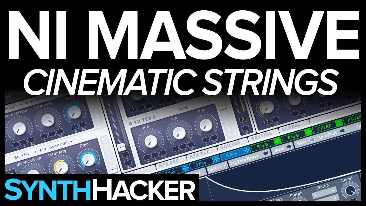 Massive Tutorial - Beautiful Cinematic Style Strings / Pad