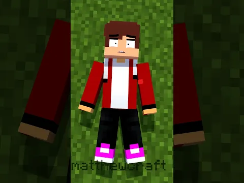 Help JJ 😭😭😭 #matthewcraft #minecraftanimation #shorts