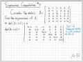 Linear Algebra Example Problems - Eigenvalue Computation