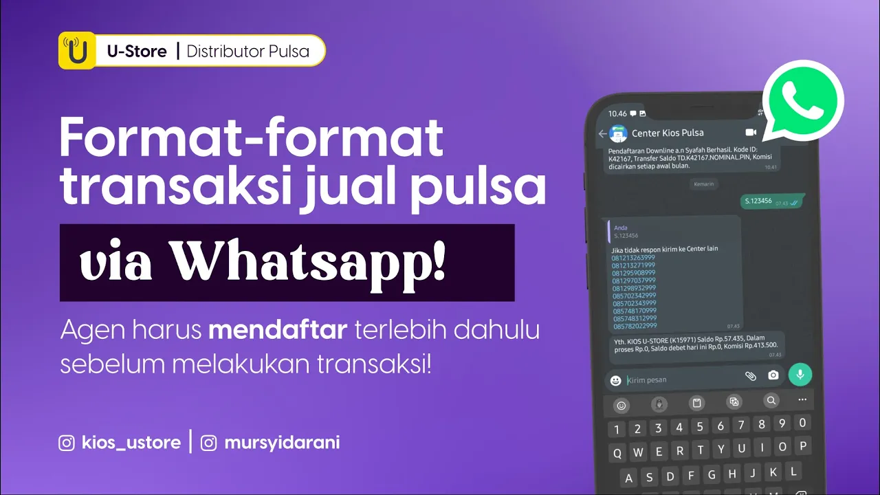 Cara daftar dan jualan pulsa menggunakan aplikasi rakan ponsel