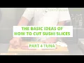 How to Cut TUNA for Sushi @tokyosushiacademyenglishcourse