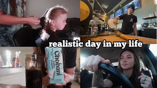 realistic day in my life single mom of two kids with full time job
