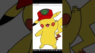 Draw Pikachu using Python Turtle Python program firetechnico