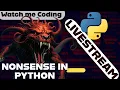 small latenightstream Data Science Numpy Pandas Matplotlib and Pygame in Python