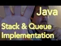 Java - Queue Stack Implementation Tutorial