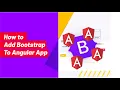 How to add bootstrap to Angular app