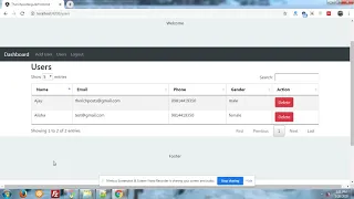 Angular Laravel Datatable Crud Operation Part 1