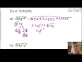 Algebra 1 Lesson 61 Simplifying Radicals