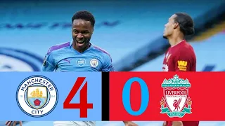 ملخص مباراة مانشستر سيتي وليفربول 4 0 الدوري الانجليزي تعليق حفيظ الدراجي 