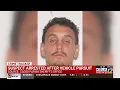 Man arrested following alleged vehicle pursuit for multiple felony warrants