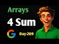18 4 Sum - Brute Force Better Optimal Array Strivers A-Z DSA