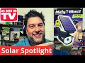 Maxx Blast Solar Spotlight review and compared to Bell and Howell Bionic Spotlight 327