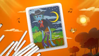 Coloreable El Silbon, Mitos y Leyendas, Coloreables Para Niños - Mundo Canticuentos