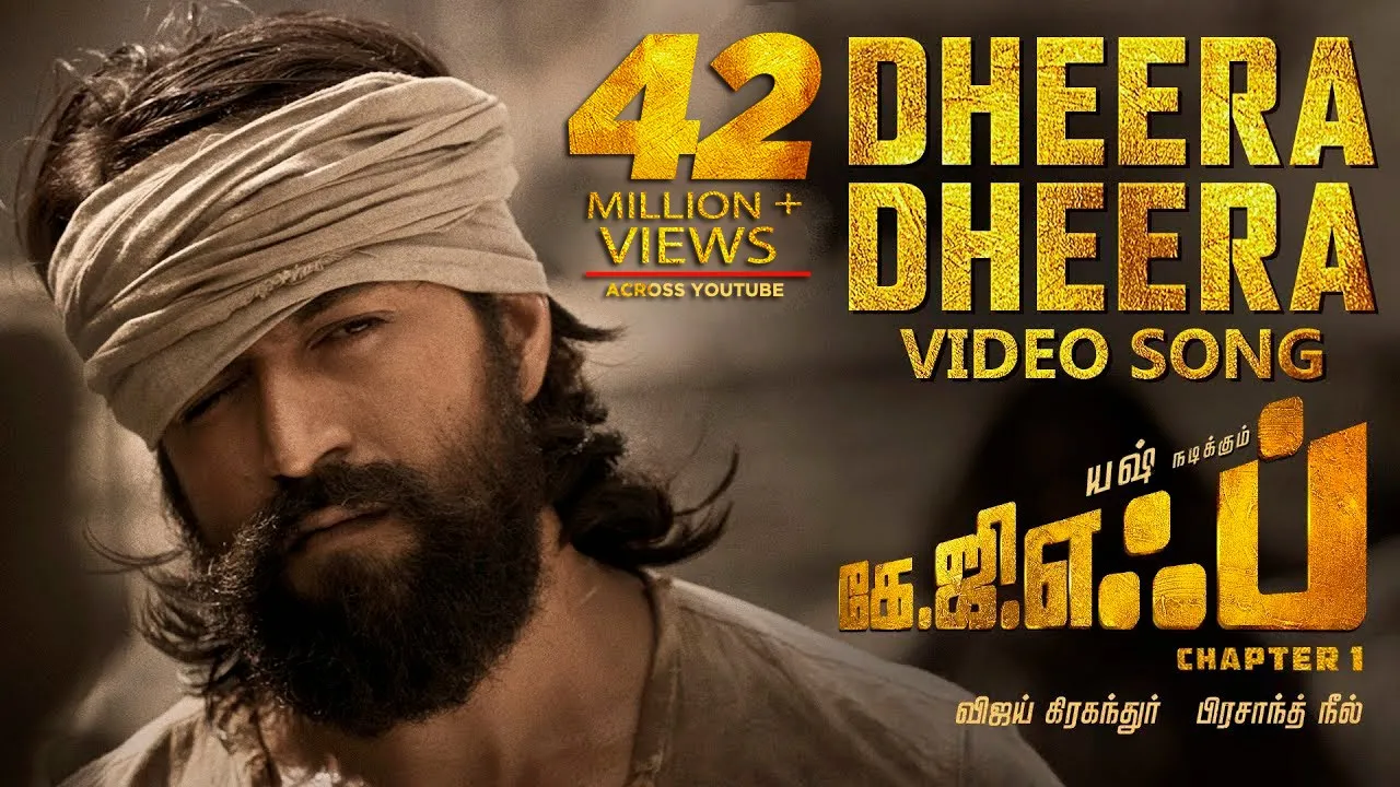 Dheera Dheera Full Video Song | KGF Tamil Movie | Yash | Prashanth Neel | Hombale Films |Ravi Basrur