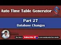 Time Table Generator Part 27 Database Changes in Views and Tables in Sql Server