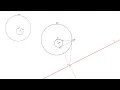 Inversion of a Circle Inside the Reference Circle and Passing through its Center Point
