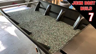 Jon Boat Aluminum Floor Installation and HydroTurf Jon Boat Build