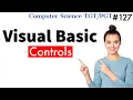 Controls in Visual Basic Visual Basic Tutorial Computer Science Teacher KVS