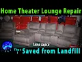 DIY Home Theater fully automatic lounge seat repair Replace rewire electric recliner motor actuator