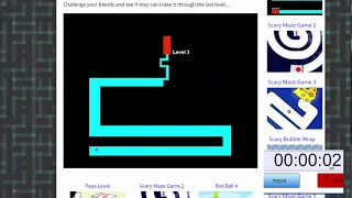 Scary maze 1 speed run 3 secs WORLD RECORD with cheating