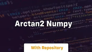 arctan2 numpy