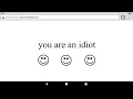 You Are An Idiot org on Android