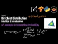 Dirichlet Distribution Intuition Intro w example in TensorFlow Probability