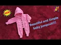 Lagu Knit beautiful Baby Jumpsuit in easy steps!! fully explained ||
