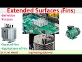 Extended Surfaces Fins Heat Transfer