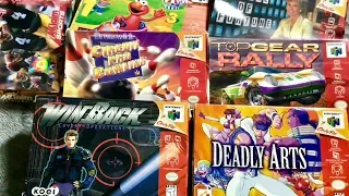 COMPLETE N64 COLLECTION HUGE Stack of CIB Nintendo 64 Games