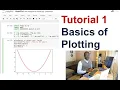 Tutorial 1 - Introduction and Basics of Plotting