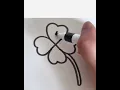 Luck of the Clover Drawing a Four-Leaf Wonder
