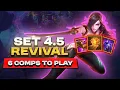 6 OP COMPS to Play in TFT Set 4 5 Revival