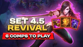 6 OP COMPS to Play in TFT Set 4 5 Revival