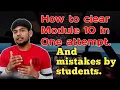 How to clear module 10 in one attempt CAR Tips and tricks for module 10 Important topics