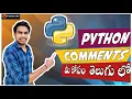 comments in python telugu