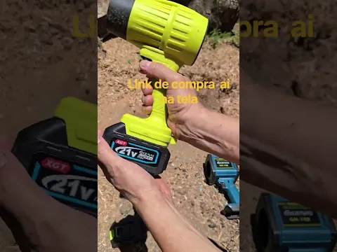 soprador a bateria mais forte do Brasil